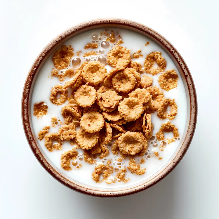 Crunchy Cereal in Milk