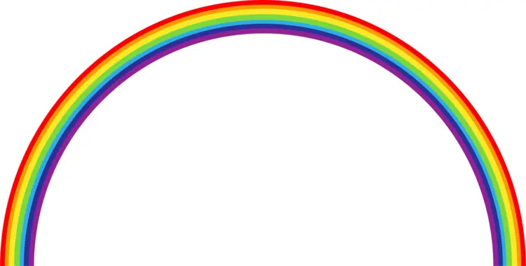Curved Rainbow Arc