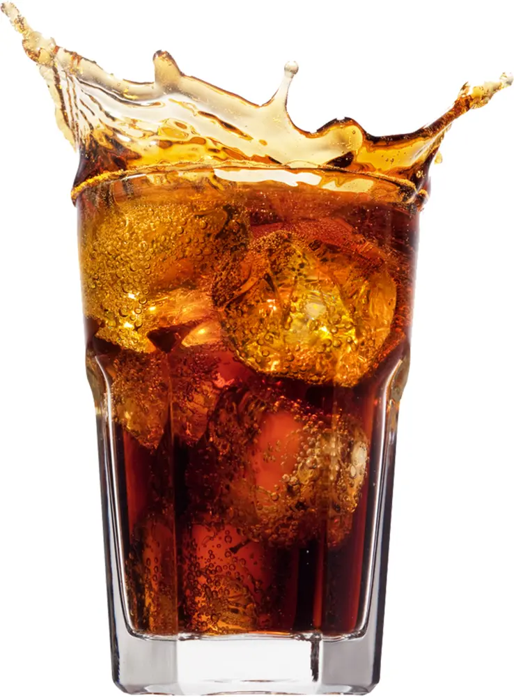 Glass of Cola with Ice