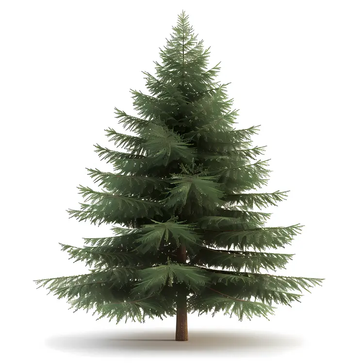 Green Pine Tree Illustration
