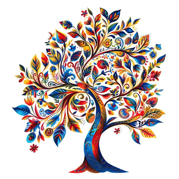 Colorful Artistic Tree