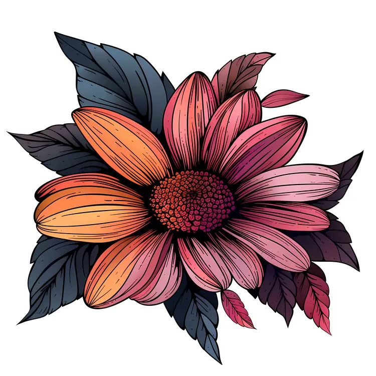 Single Vibrant Flower