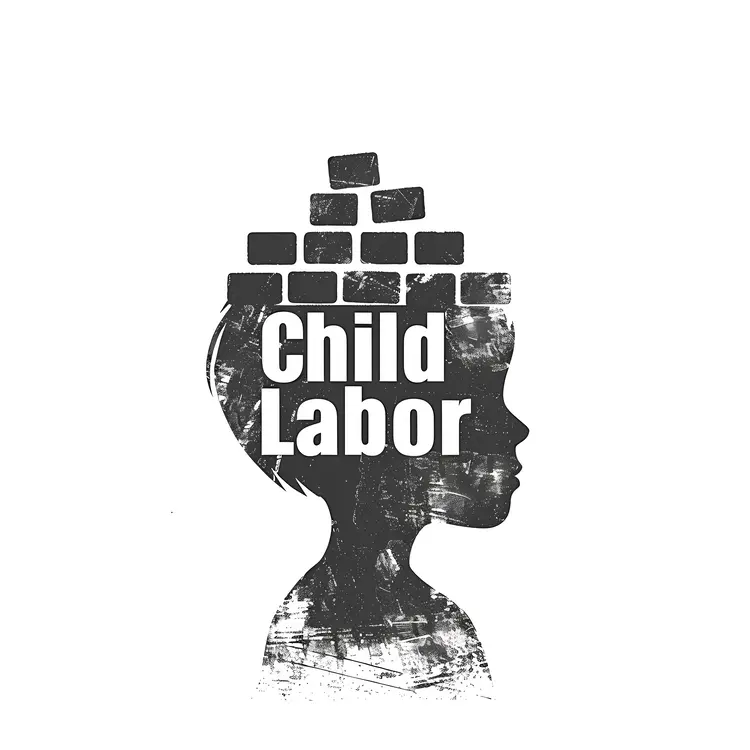 Child Labor Awareness Illustration