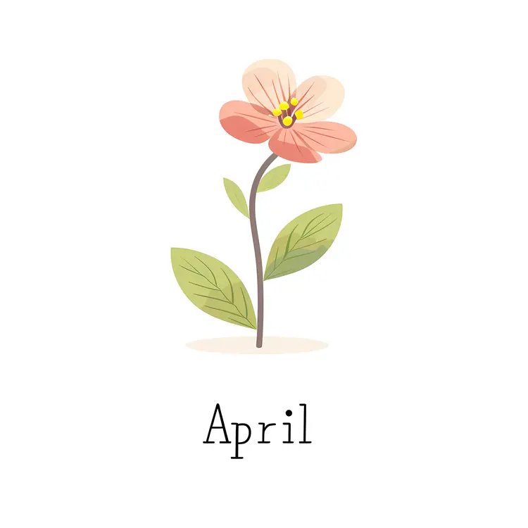 Peach Flower in April