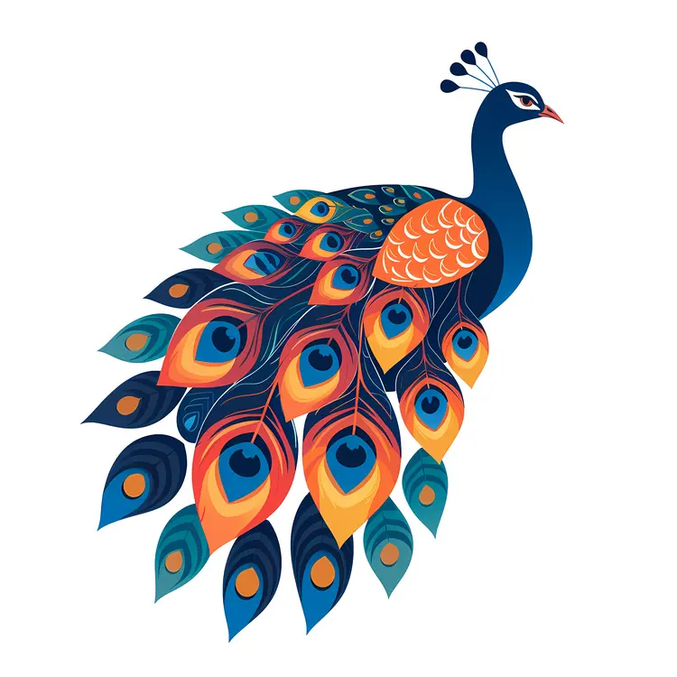 Colorful Peacock