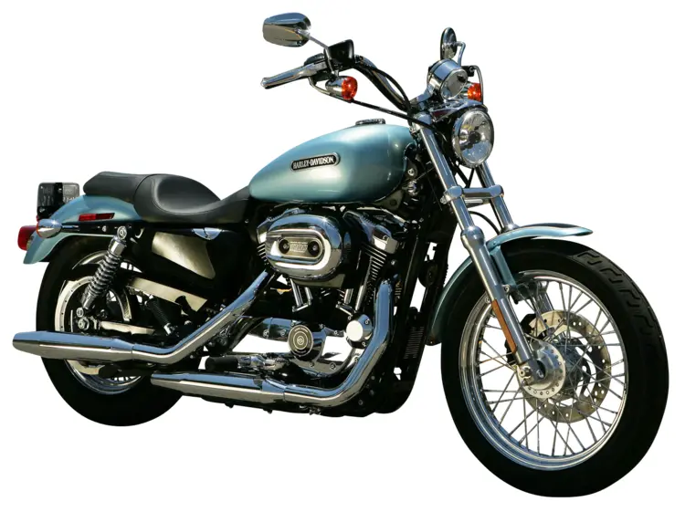 Silver Motorcycle with Classic Design