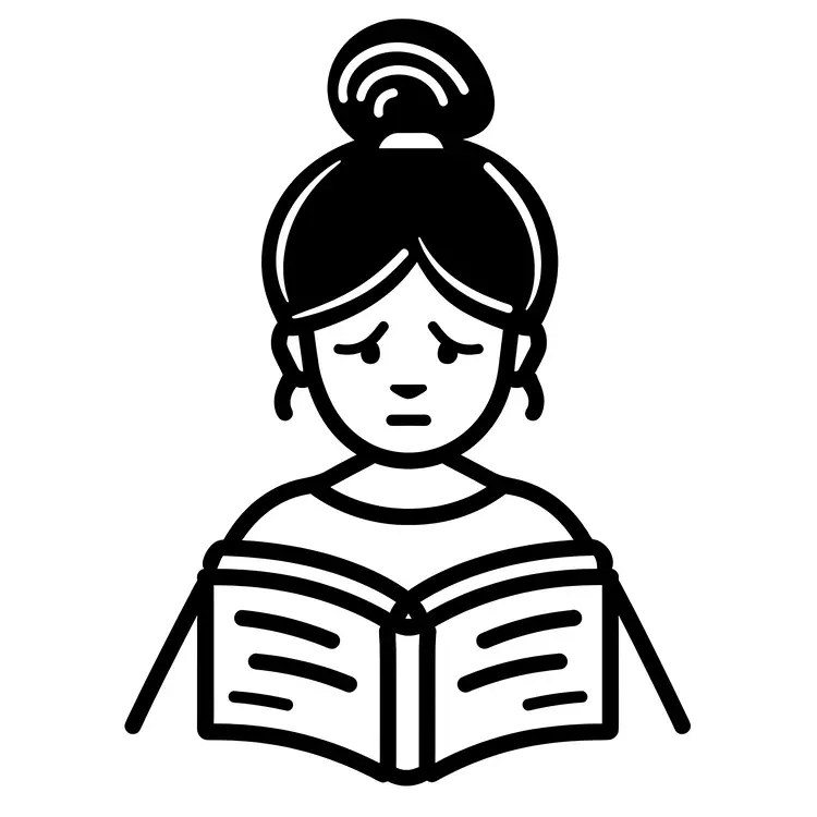 Girl Reading a Book