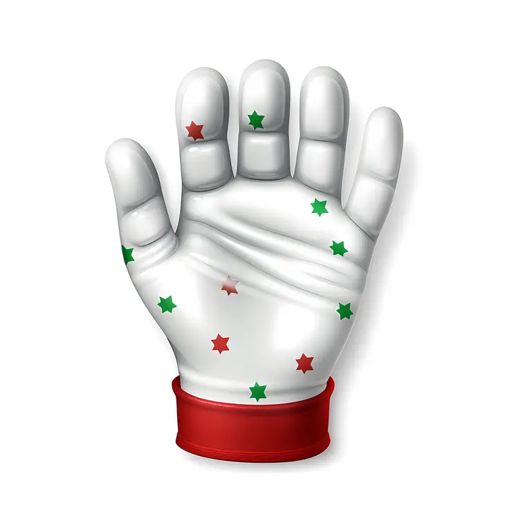 Colorful Starred Glove