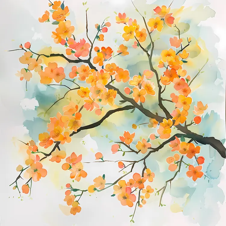 Beautiful Blossoming Branch