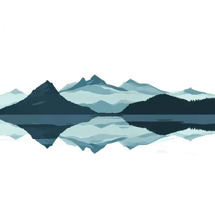 Mountain Reflection in Lake