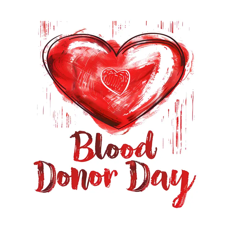 Blood Donor Day Heart