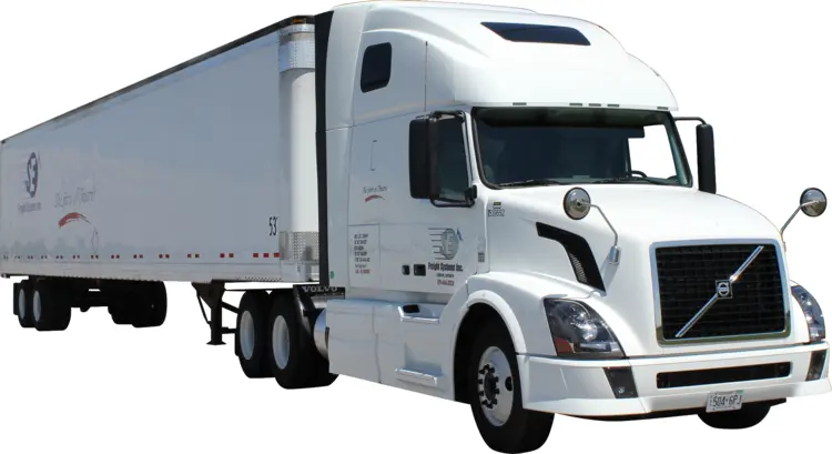 White Truck for Heavy Transport