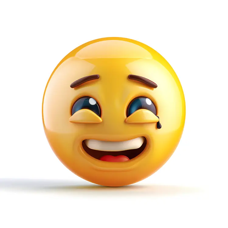 Laughing Emoji with a Tear