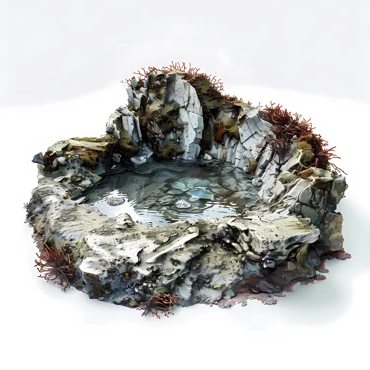 Rock Pool with Algae