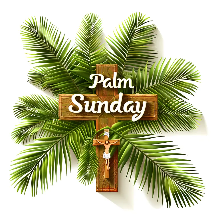 Palm Sunday with Crucifix