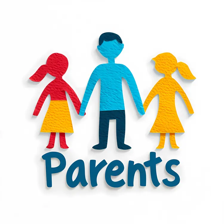 Parents Holding Hands with Children