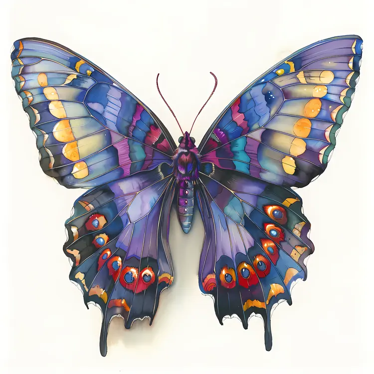 Colorful Butterfly Illustration