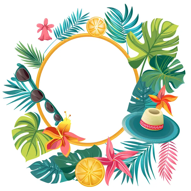 Tropical Summer Frame