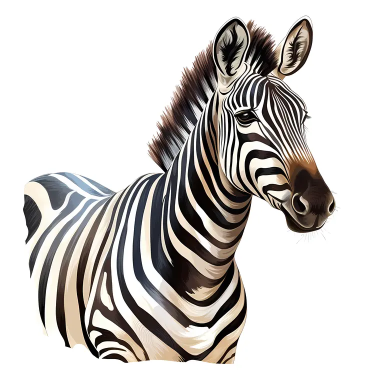Zebra with Stripes