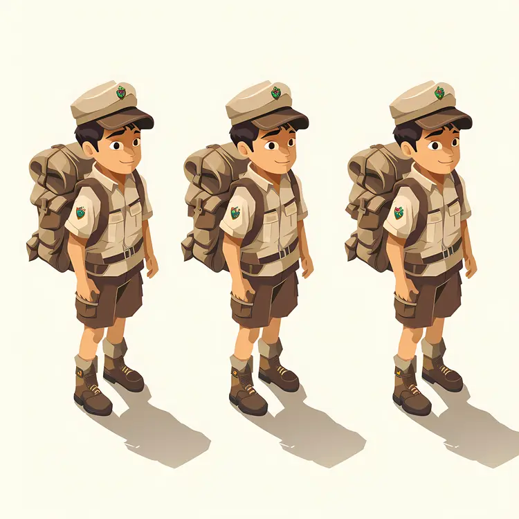 Boy Scout in Uniform