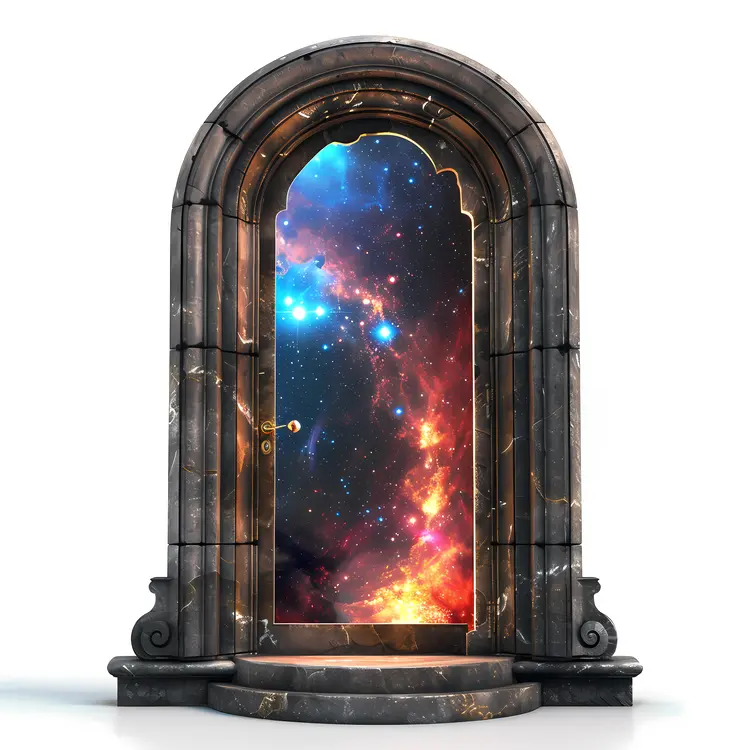 Open Door to a Colorful Galaxy