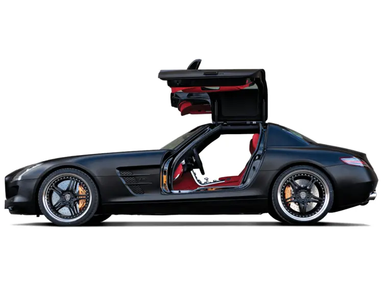 Black Mercedes-Benz Sports Car