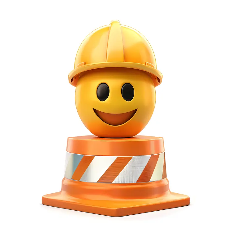 Smiley Face with Hard Hat