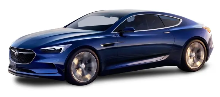 Blue Luxury Coupe