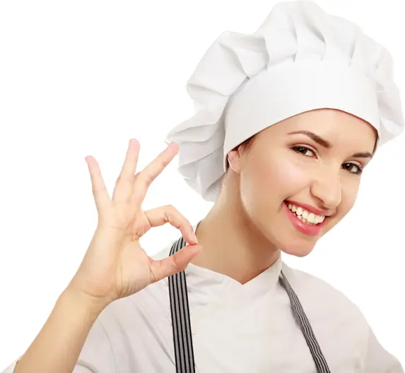 Chef Making OK Gesture