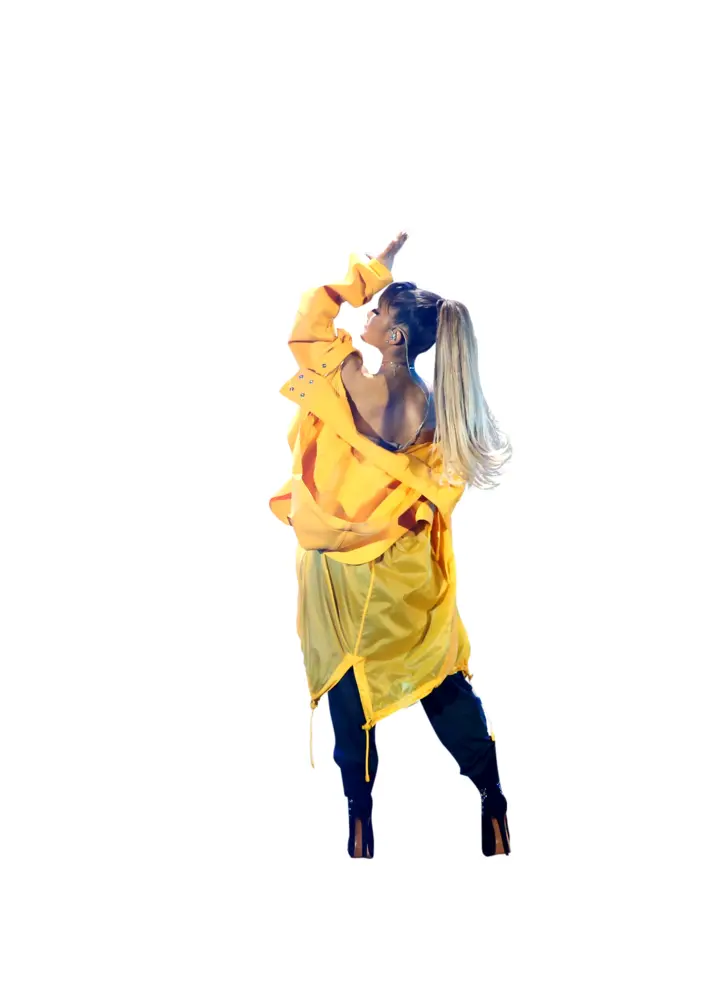 Fashionable Yellow Jacket Pose