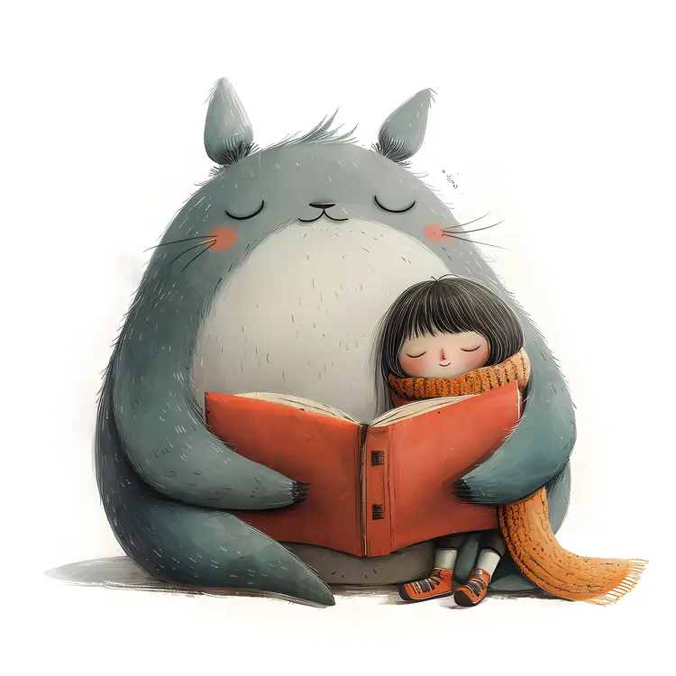 Cozy Reading with a Friend