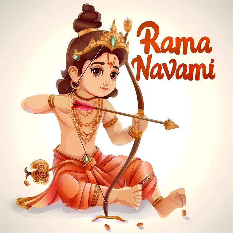 Rama Navami Festival Illustration