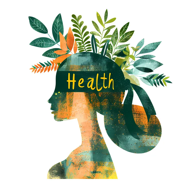 Health Concept with Nature Elements