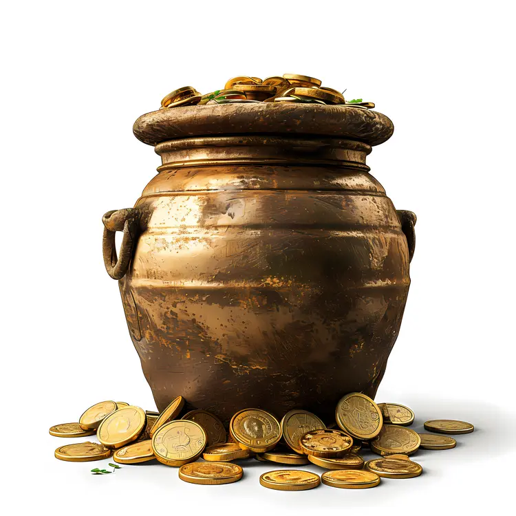Pot of Gold Coins