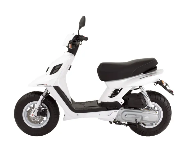 White Scooter for Urban Commuting