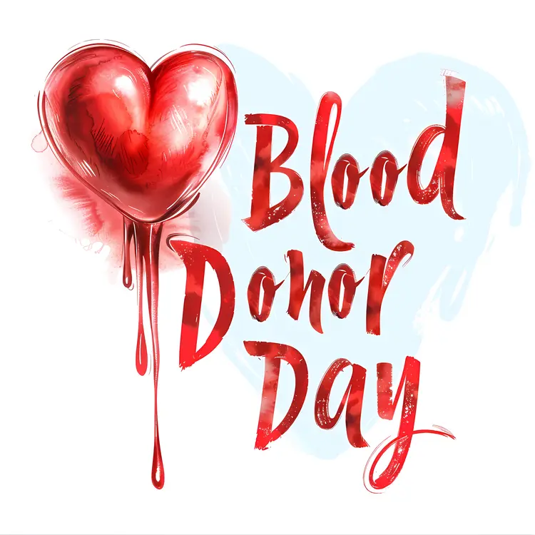 Heart Illustration for Blood Donor Day