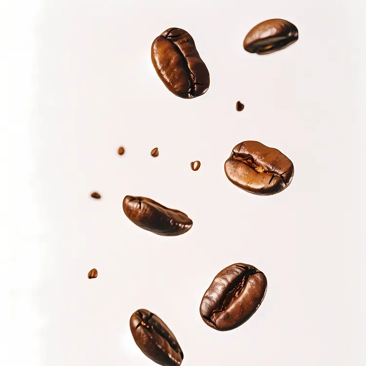 Brown Roasted Coffee Beans