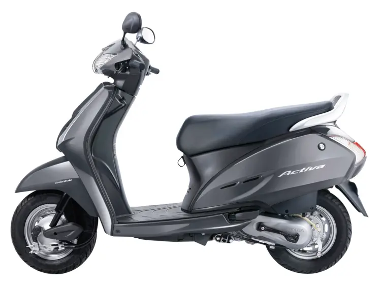 Gray Commuter Scooter