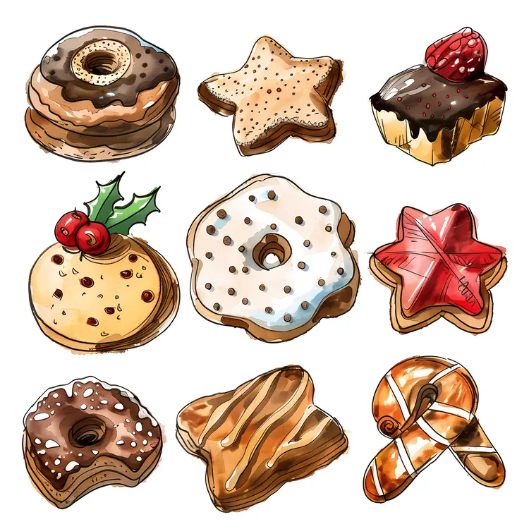 Assorted Decorated Cookies
