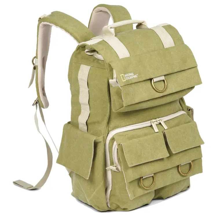 Green Backpack for Outdoor Adventures