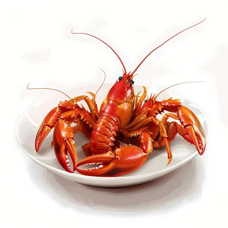Red Lobster on a Plate