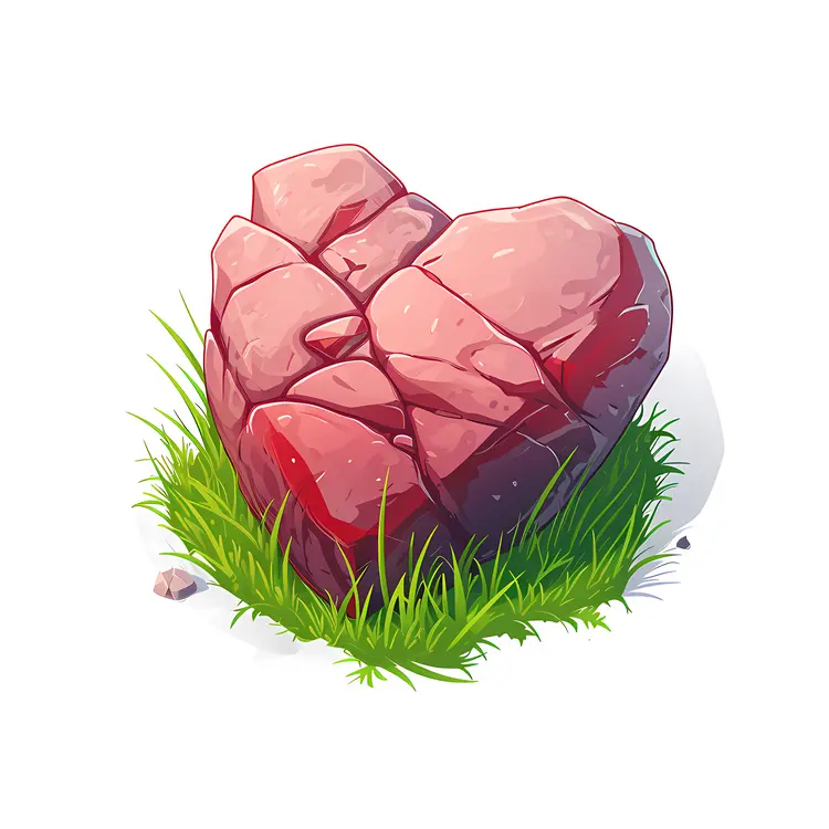 Red Stone Heart