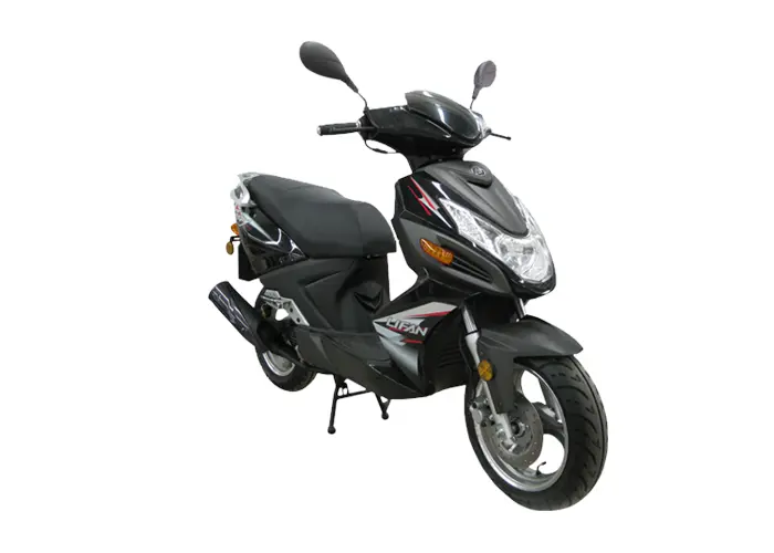 Black Scooter for Urban Commuting