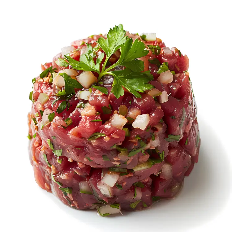 Gourmet Beef Tartare Appetizer