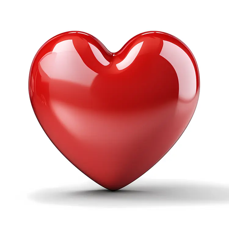 Red Shiny Heart