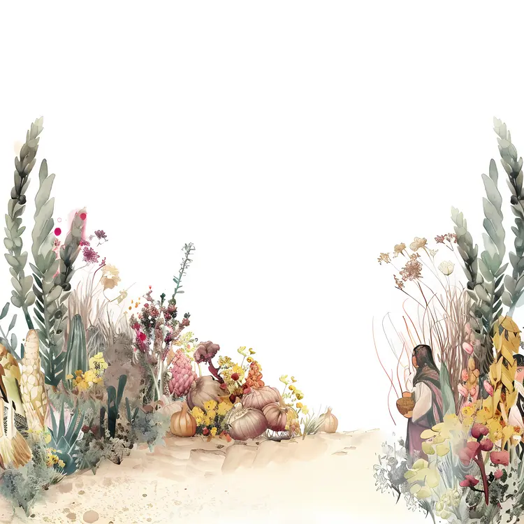 Autumn Harvest Scene