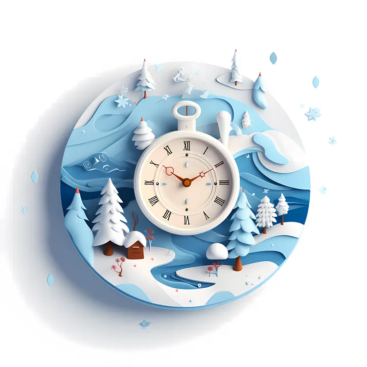 Winter Wonderland with Pocket Watch