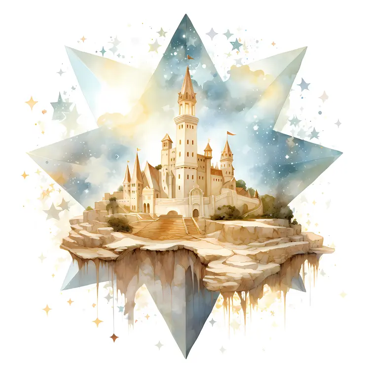 Floating Fantasy Castle
