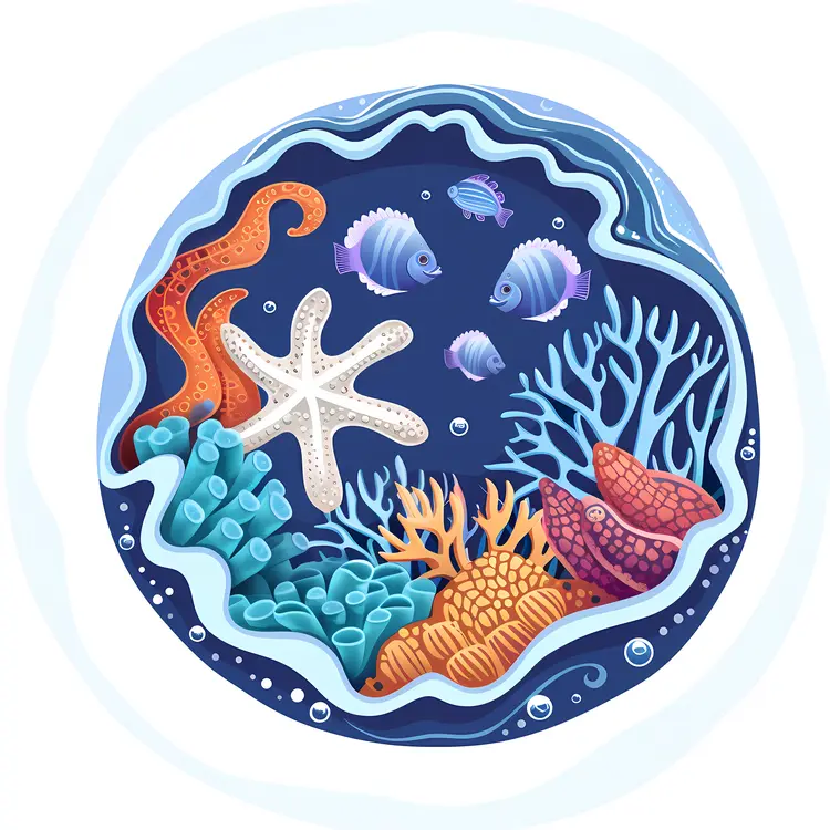 Colorful Underwater Scene