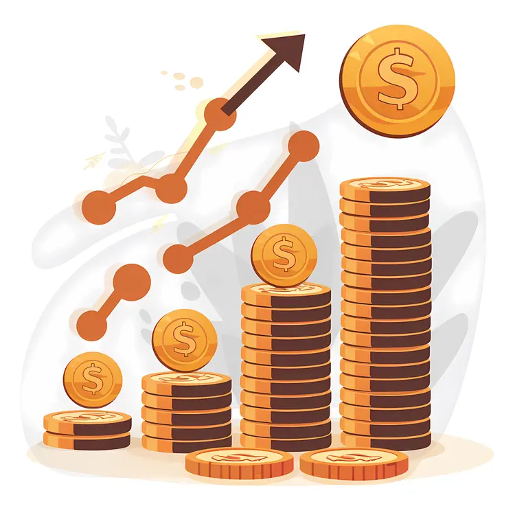 Increasing Stacks of Coins with Arrow